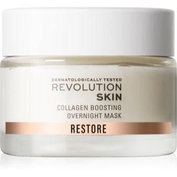 Revolution Skincare Restore Collagen Boosting відновлююча нічна кремова маска для підтримки вироблення колагену 50 мл - зображення 1