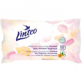   Linteo Personal hygiene вологі серветки для інтимної гігієни міні herbal 10 кс