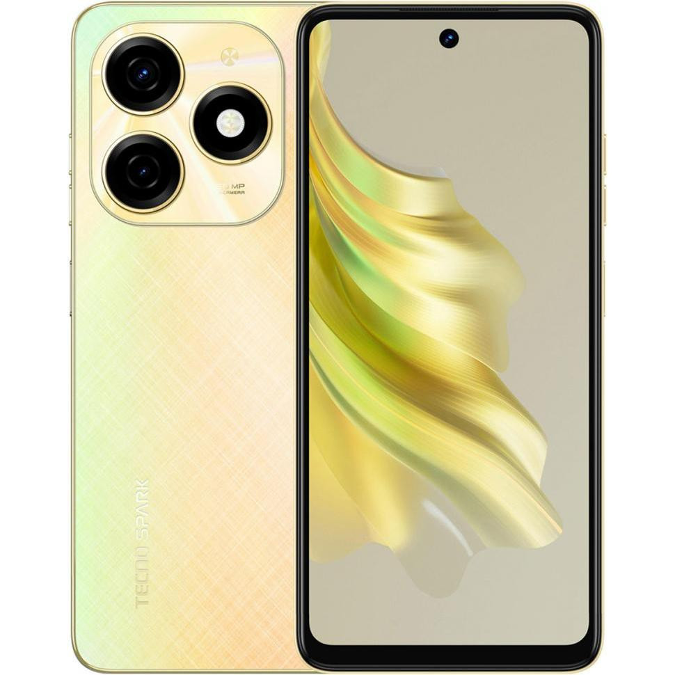 Tecno Spark 20 KJ5n 8/128GB Neon Gold (4894947013560) - зображення 1