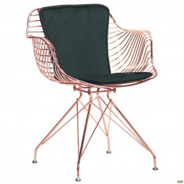   Art Metal Furniture Ibis, rose gold, emerald (545675)