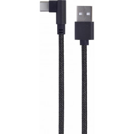   Cablexpert USB 2.0 AM to Type-C 0.2m Black (CC-USB2-AMCML-0.2M)