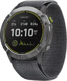   Garmin Enduro Steel with Gray UltraFit Nylon Strap (010-02408-00/10)