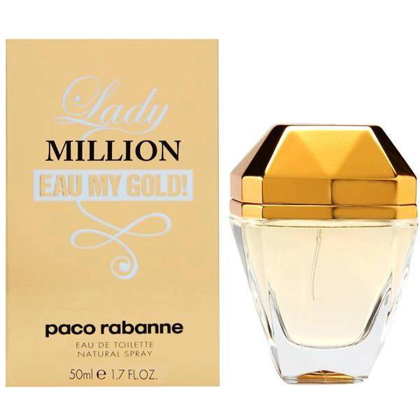 Paco Rabanne Lady Million Eau My Gold! Туалетная вода для женщин 50 мл - зображення 1