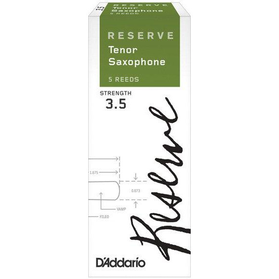 D'Addario Reserve - Tenor Sax 3.5 - 5 Box (DKR0535) - зображення 1