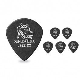   Dunlop Набор медиаторов GATOR GRIP JAZZ III PICK