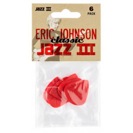   Dunlop 47PEJ3N Eric Johnson Jazz III Red 6 шт.