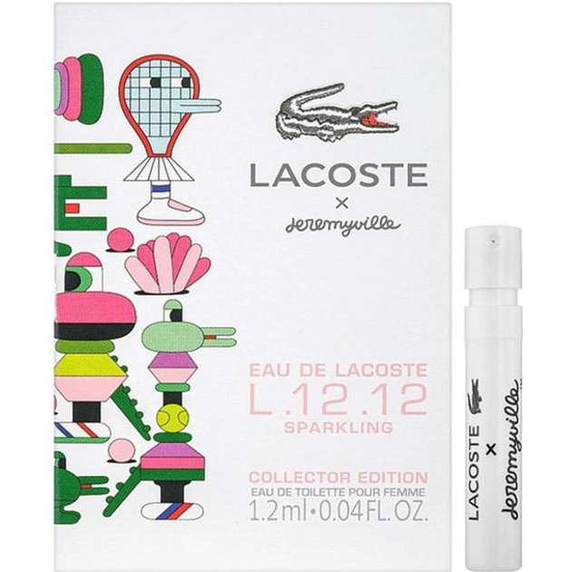 LACOSTE L.12.12 Sparkling Collector Edition Pour Femme x Jeremyville Туалетная вода для женщин 1.2 мл - зображення 1