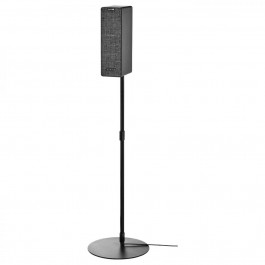   IKEA SYMFONISK Bookshelf speaker w floor stand, Black/gen 2 (395.002.66)