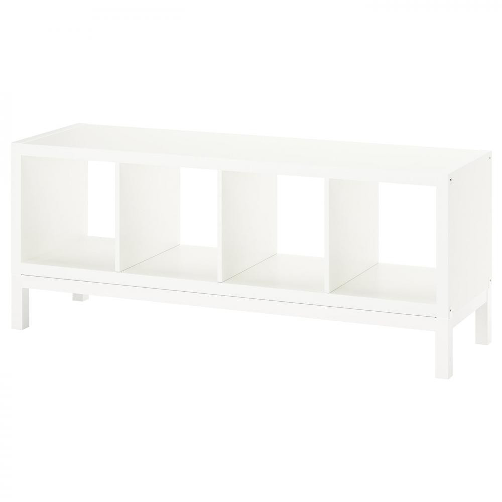 IKEA KALLAX Книжкова шафа білий/білий 147x59 (594.426.66) - зображення 1