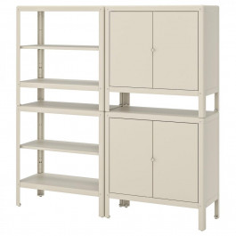   IKEA KOLBJORN Книжкова шафа бежевий 161x37x161 (592.916.34)