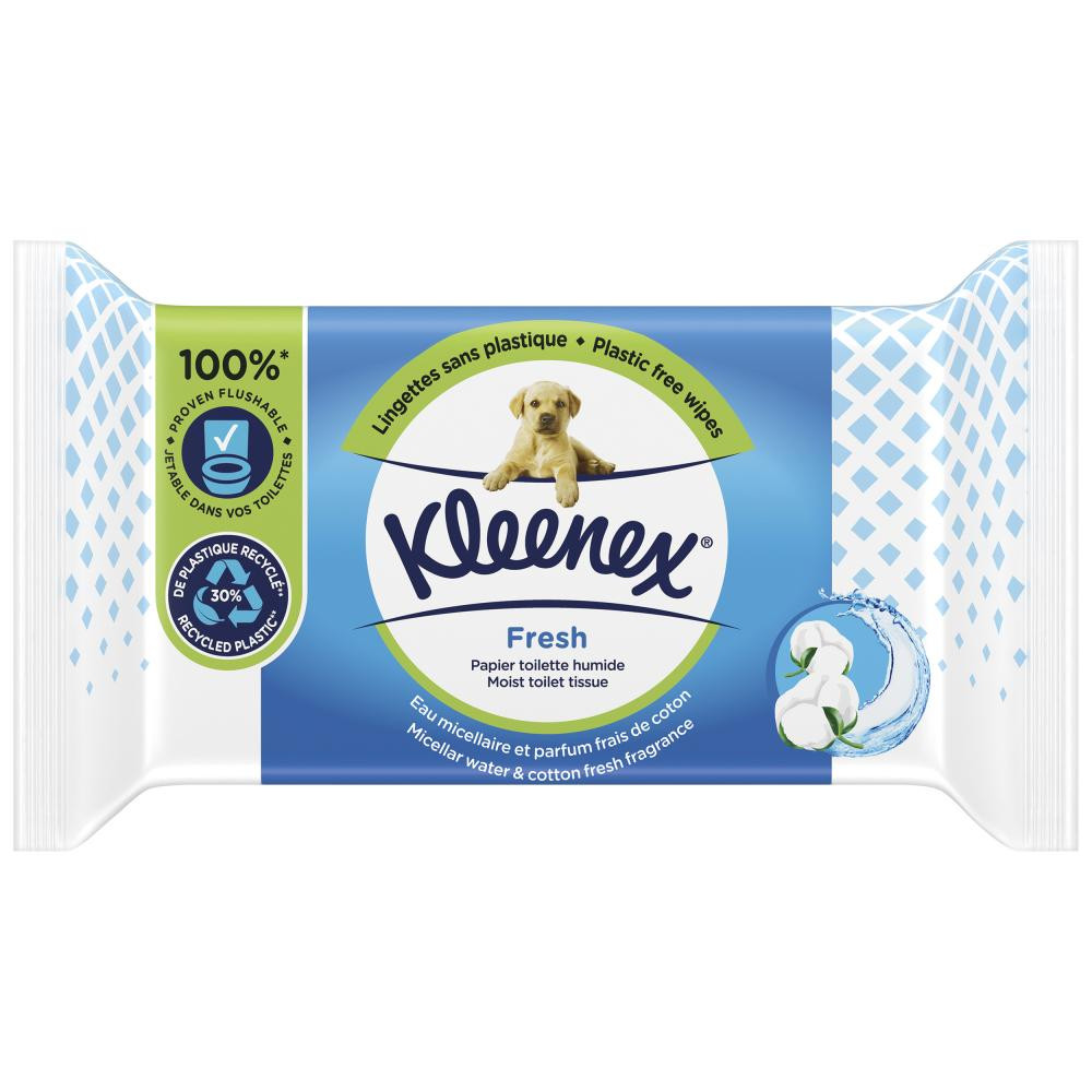 Kleenex Папір туалетний  Fresh вологий, 42 шт (5029053577760) - зображення 1