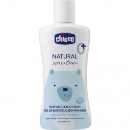   Chicco Ніжний гель для купання  Natural Sensation Без сліз 200 мл (8058664163991)