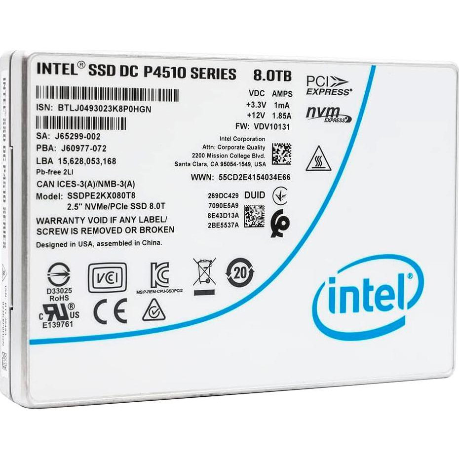 Intel DC P4510 8 TB (SSDPE2KX080T801) - зображення 1