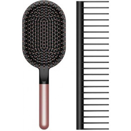   Dyson Набір щіток -designed Paddle brush and Detangling comb Rosе/Black (965003-05)