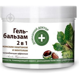   Домашний доктор Гель-бальзам для ніг  2 в 1 з кінським каштаном 500 мл (4823015941191)