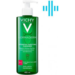   Vichy Очищуючий гель для вмивання  Normaderm Phytosolution, для жирної, схильної до недоліків шкіри, 400 м