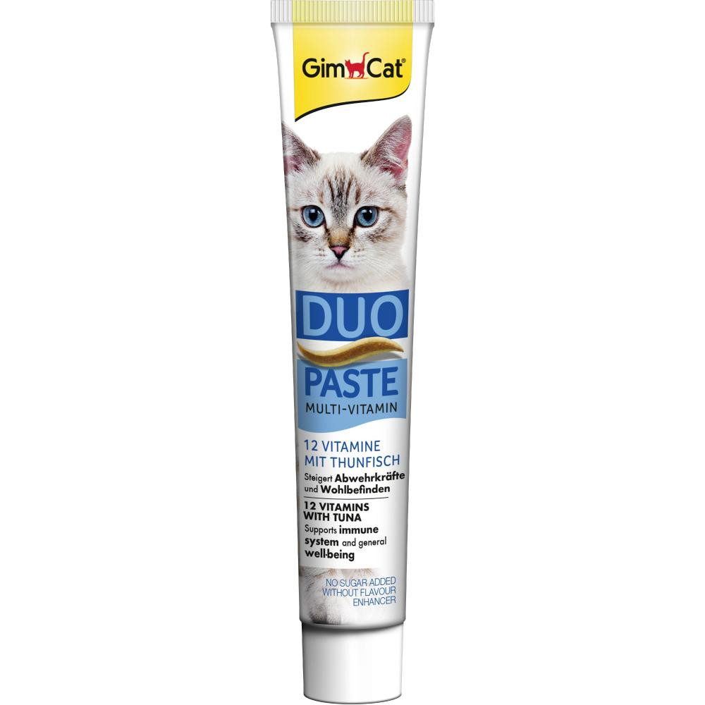 GimCat Duo-Paste Multi-Vitamin 12 vitamins with Tuna 50 г (G-421032) - зображення 1