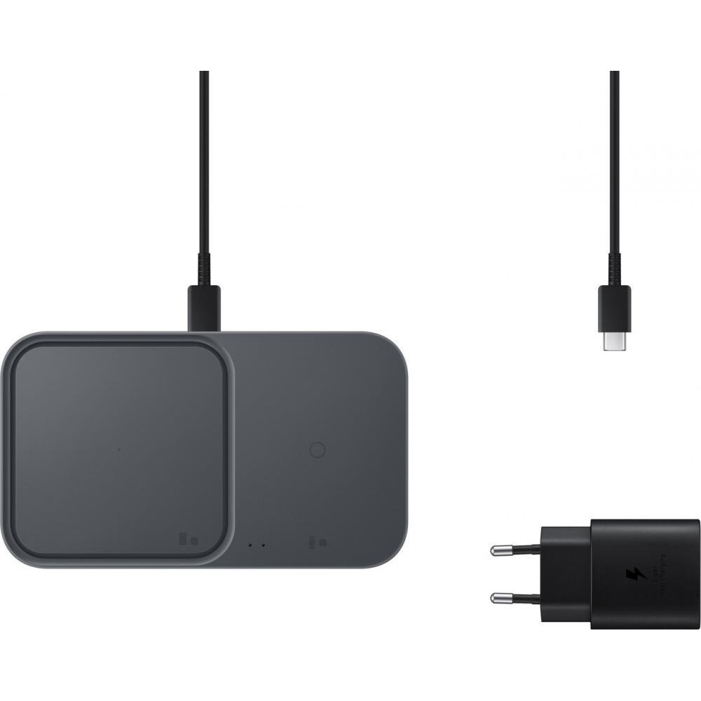 Samsung Wireless Charger Duo EP-P5400 with TA Black (EP-P5400TBRG) - зображення 1