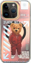   Zuck Bear New York Never Sleeps MagSafe Case для Apple iPhone 15 Pro Max Brooklyn Baller