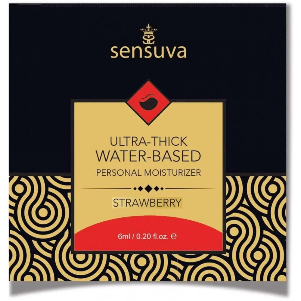 Sensuva Ultra–Thick Water-Based Strawberry 6 мл (SO3383) - зображення 1