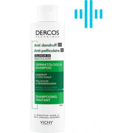   Vichy Шампунь  Dercos против перхоти усиленного действия для нормальных и жирных волос 200 мл (33378713302