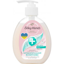   Silky Hands Крем-мило  Антибактеріальний комплекс 230 мл (8720633005952/8714100805909)