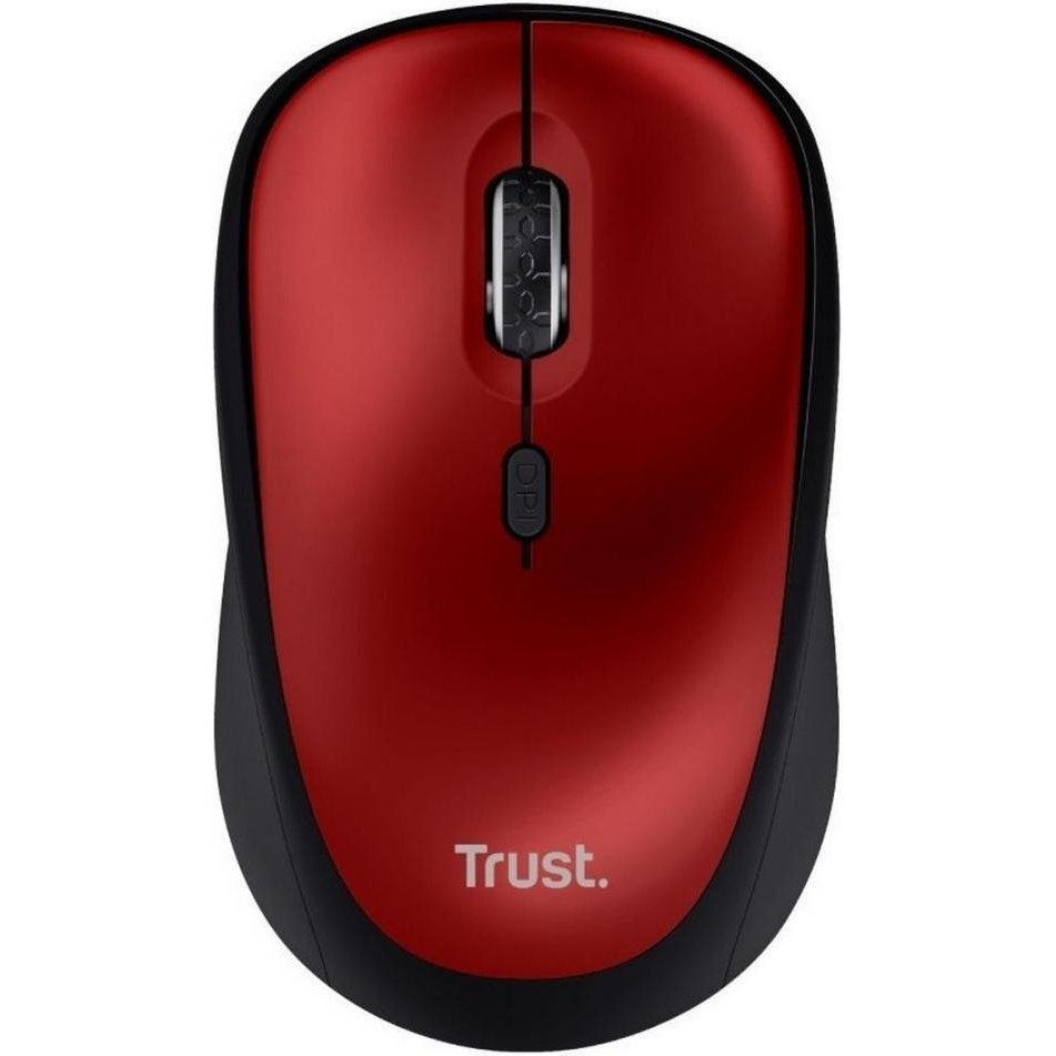 Trust Yvi+ Silent Eco Wireless Red (24550) - зображення 1