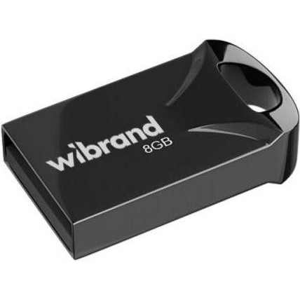 Wibrand 8 GB Hawk Black USB 2.0 (WI2.0/HA8M1B) - зображення 1