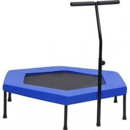   vidaXL Fitness Trampoline with Handle and Safety Pad Hexagon 122cm (92491)