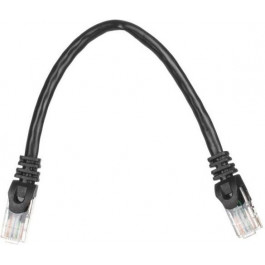   2E UTP Cat 6 RJ45 0.2m Black (2E-PC6COP-020BK)