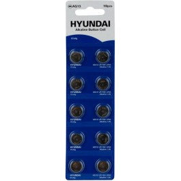   Hyundai Alkaline Button Cell LR44 10шт/уп (HT7008013)