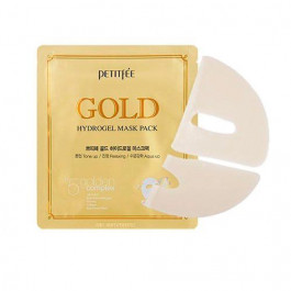   Petitfee - Gold Hydrogel Mask Pack - Гідрогелева маска для обличчя з екстрактом золота і женьшеню