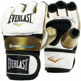   Everlast Everstrike Training Gloves, S/M White/Gold (009283587512)