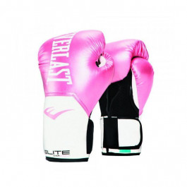   Everlast Elite Training Gloves, 8oz Pink/White (009283594862)