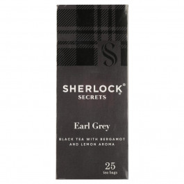   Sherlock Secrets Чай чорний  Earl Grey, 25*2 г (4823118600797)