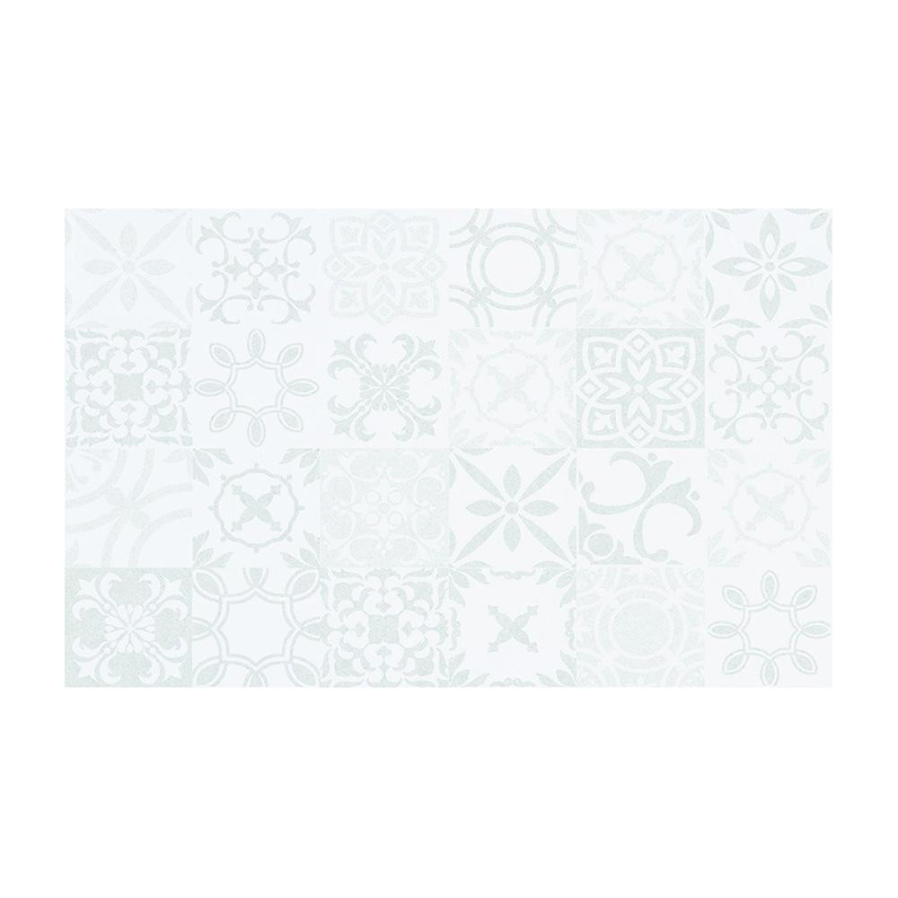 Cersanit Sansa white Pattern glossy 25*40 см біла - зображення 1