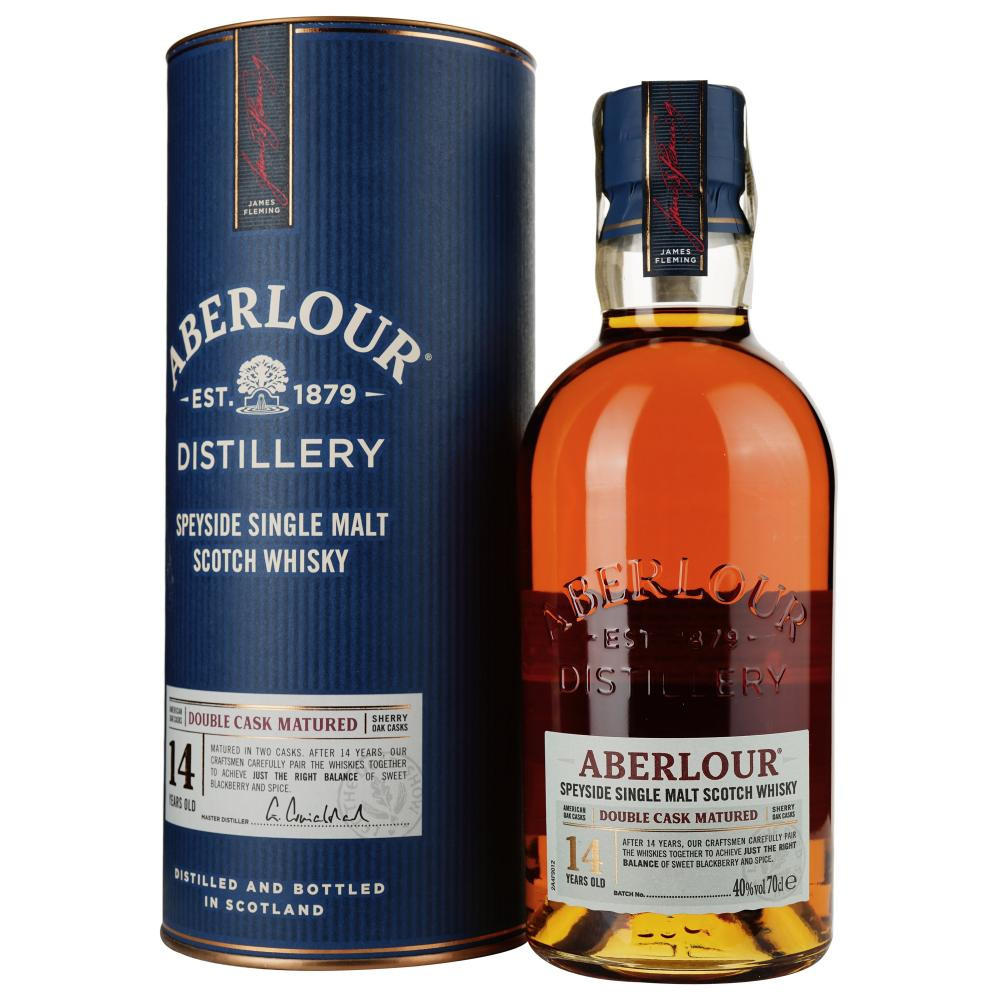 Aberlour Виски  14 yo Single Malt Scotch Whisky, 40%, 0,7 л в тубусе (5000299620915) - зображення 1