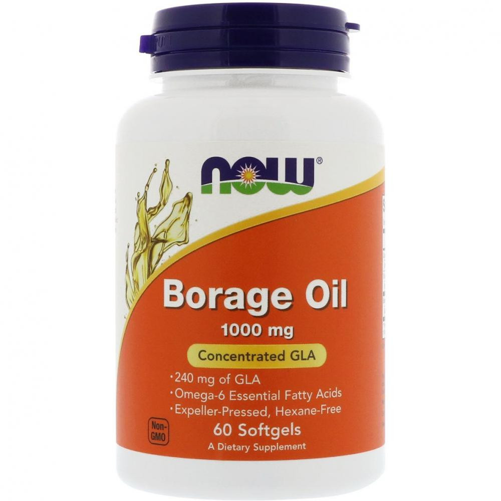 Now Borage Oil 1000 мг 60 капсул - зображення 1