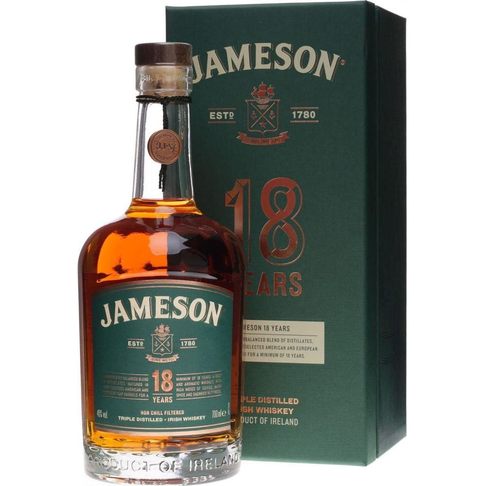 Jameson Виски Limited Reserve 18 лет выдержки 0.7 л 40% в подарочной упаковке (5011007015381) - зображення 1