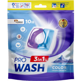   Pro Wash Капсули для прання  Гірська свіжість 10 шт. (4262396145109)