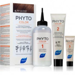   Phyto Color фарба для волосся без аміаку відтінок 6.77 Light Brown Capuccino