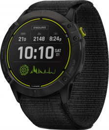   Garmin Enduro Carbon Gray Titanium with Black UltraFit Nylon Strap (010-02408-01/11)