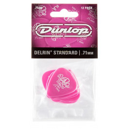   Dunlop Медиаторы  41P.71 Delrin 500 Standard Plectrum Player's Pack 0.71 mm (12 шт.)