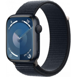   Apple Watch Series 9 GPS + Cellular 45mm Midnight Alu. Case w. Midnight S. Loop (MRMF3)