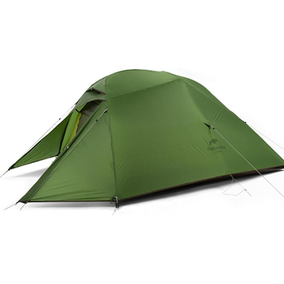 Naturehike Cloud Up 1P Camping Tent 20D + footprint NH18T010-T, dark green - зображення 1