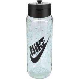   Nike TR Renew Recharge Straw Bottle 24 OZ чорний, зелений 709 мл N.100.7643.301.24 (887791762375)