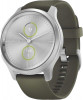 Garmin vivomove Style Silver-Moss Green Silicone (010-02240-21) - зображення 1