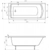 Roca Linea 180x80 (A24T058000) - зображення 3