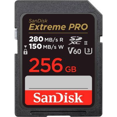 SanDisk 256 GB SDXC Extreme Pro UHS-II U3 V60 Class 10 (SDSDXEP-256G-GN4IN) - зображення 1