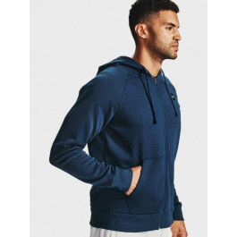   Under Armour Толстовка  UA Rival Fleece Fz Hoodie 1357111-408 S Синяя (194512206279)